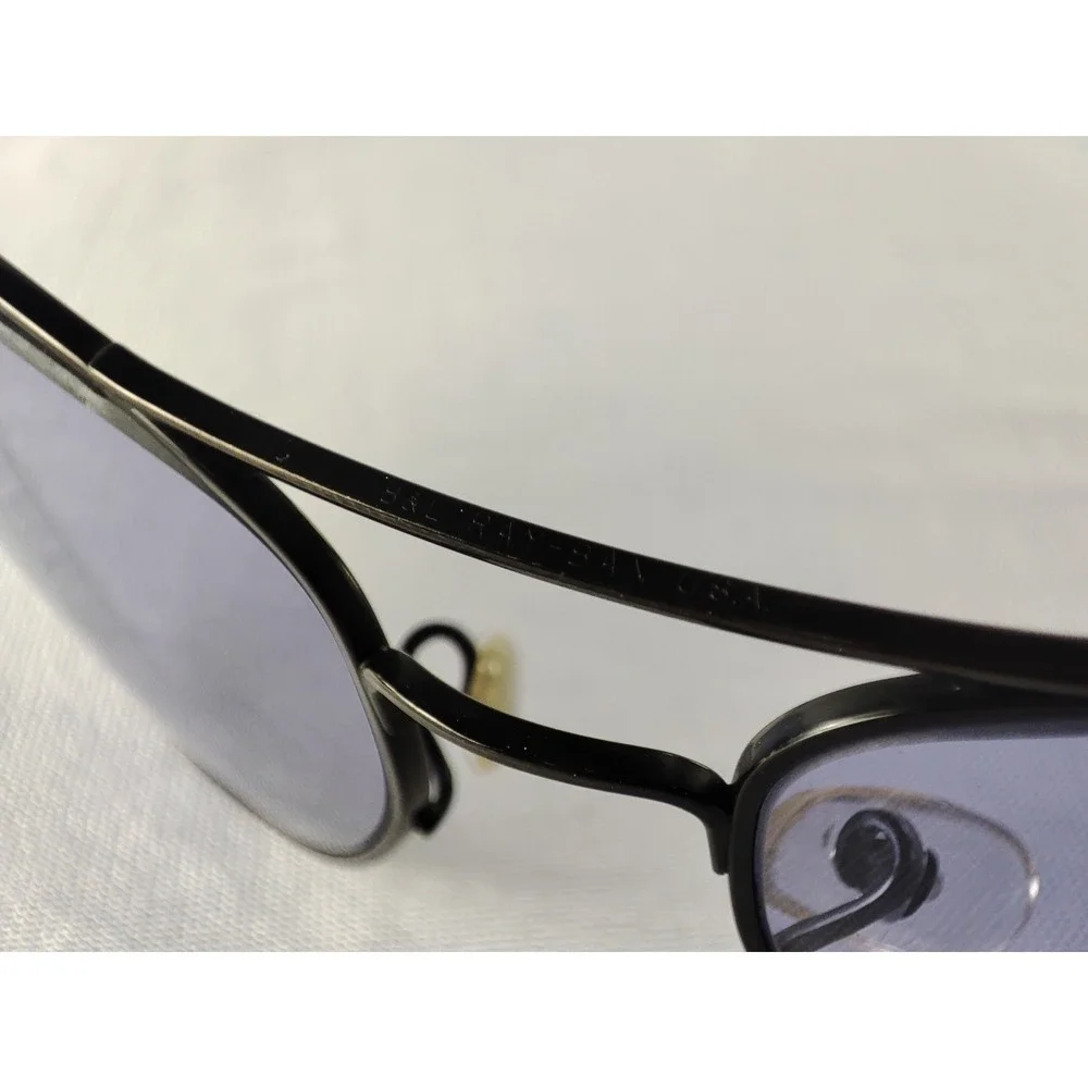 Vintage B&L‎ Ray-Ban W1739 Sport Series 3 Sunglasses Black Blue Lens Mint